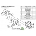 Фаркоп Лидер Плюс на Ниссан Примера седан, хетчбек 2001-2007 N104-A