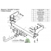 Фаркоп Лидер Плюс на Опель Антара 2006-2015 O108-A