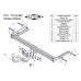 Фаркоп Лидер Плюс на Фольксваген Поло седан 2010-2020 V125-BA