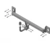 Фаркоп Motodor для Volkswagen Touareg 2002-2006 92706-A.07