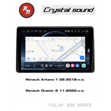 Автомагнитола RedPower 85358PRO для Renault Arkana 1-поколение (08.2018-н.в.), Renault Duster 2-поколение (11.2020-н.в.) с круговым обзором
