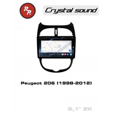 Автомагнитола RedPower 85409 для Peugeot 206 (1998-2012)
