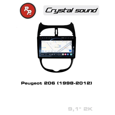 Автомагнитола RedPower 85409 для Peugeot 206 (1998-2012)