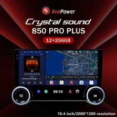 Автомагнитола RedPower 850 PROplus 12/256 Гб 9 дюймов с крутилками (без рамки и проводки)