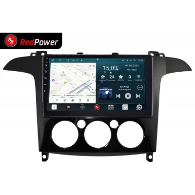 Автомагнитола RedPower 70135G для Ford S-MAX с кондиционером (03.2006-04.2015) глянец