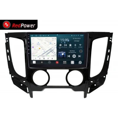 Автомагнитола RedPower 70425 для Mitsubishi L200 (08.2015-09.2019), Fiat Fullbac (09.2015-07.2020) с кондиционером