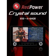 Автомагнитола RedPower 850 4/64 Гб 10 дюймов с крутилками (без рамки и проводки)