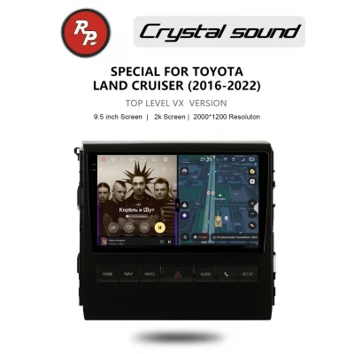 Автомагнитола RedPower 85201L для Toyota Land Cruiser 200TOP 11-поколение 2-рестайлинг (10.2015-2022)