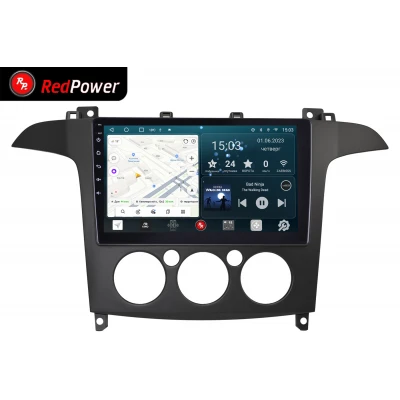 Автомагнитола RedPower 70135M для Ford S-MAX с кондиционером (03.2006-04.2015) матовая