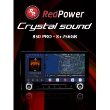 Автомагнитола RedPower 850 PRO 8/256 Гб 10 дюймов с крутилками (без рамки и проводки)