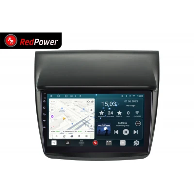 Автомагнитола RedPower 70038BC для Mitsubishi L200 (09.2013-02.2016), Pajero Sport (08.2008-09.2013) с рамкой под Б/К