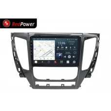 Автомагнитола RedPower 70424 для Mitsubishi Pajero Sport (07.2016-05.2021) МКП, L200 (2015-2019) с климат-контролем