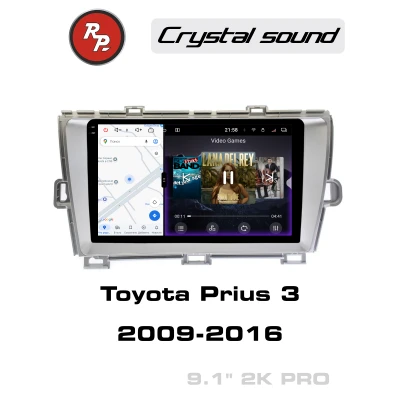 Автомагнитола RedPower 85189SPRO для Toyota Prius 3-поколение XW30 (01.2009-04.2016) Silver под левый руль
