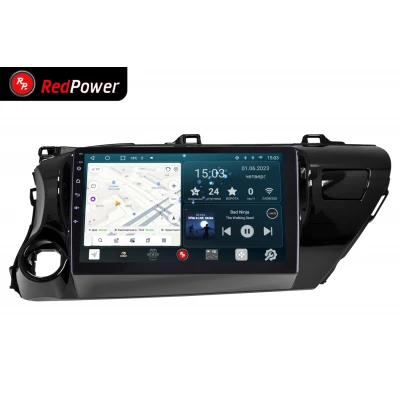 Автомагнитола RedPower 70186 для Toyota Hilux 8-поколение AN120 (05.2015-н.в.)