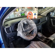 Установка охранного комплекса на базе StarLine s96BT GSM GPS на Киа Спортейдж 4 2019г.